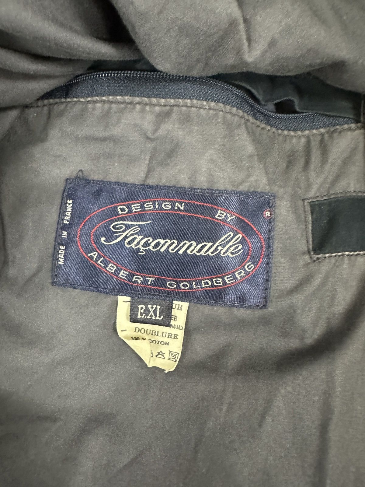 Vintage Vintage 90s Faconnable Albert Goldberg France bomber jacket Size US M / EU 48-50 / 2 - 8 Thumbnail