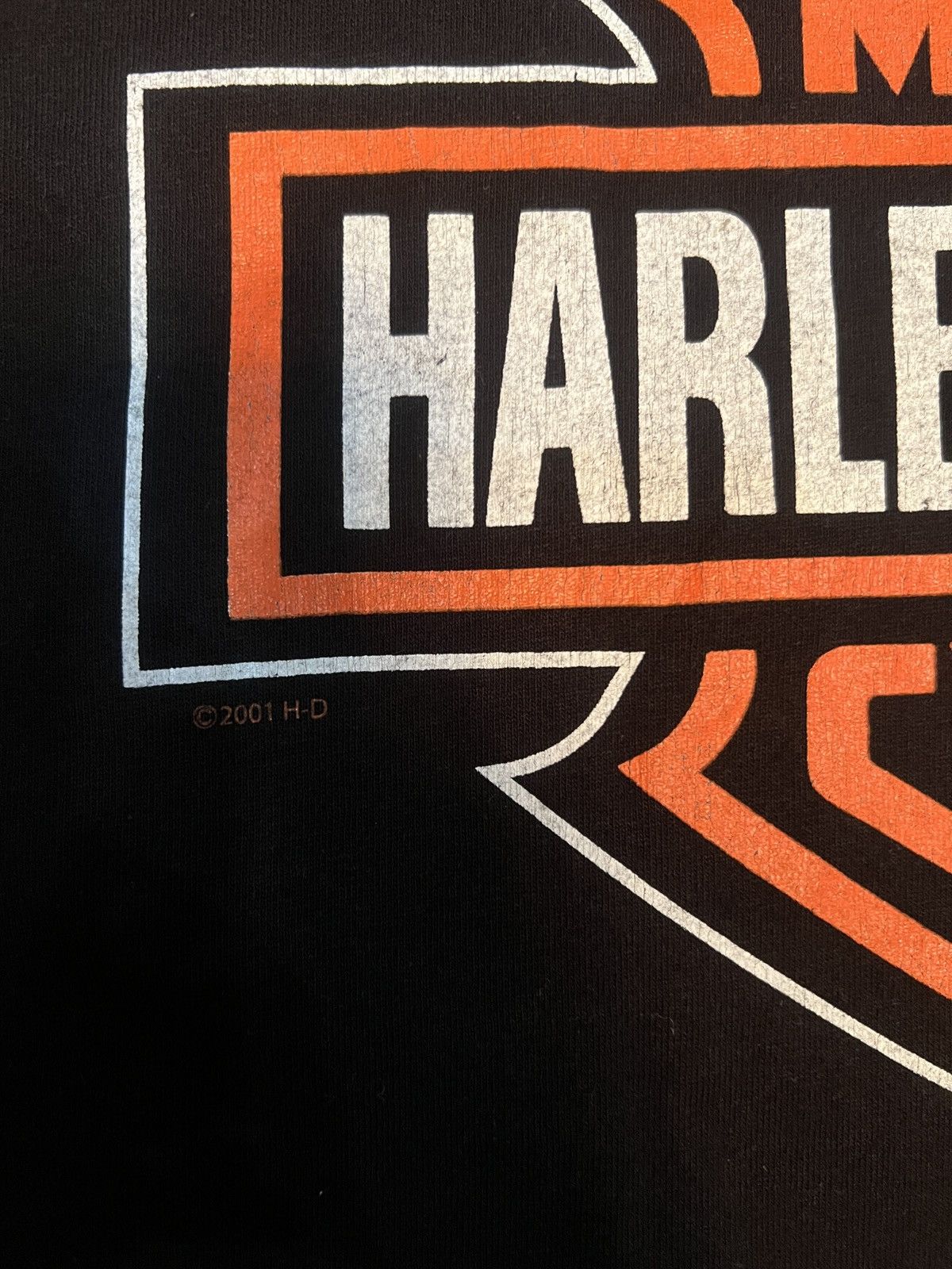 Harley Davidson Vintage Harley-Davidson T Shirt Mens Size XL Black Size US XL / EU 56 / 4 - 3 Thumbnail