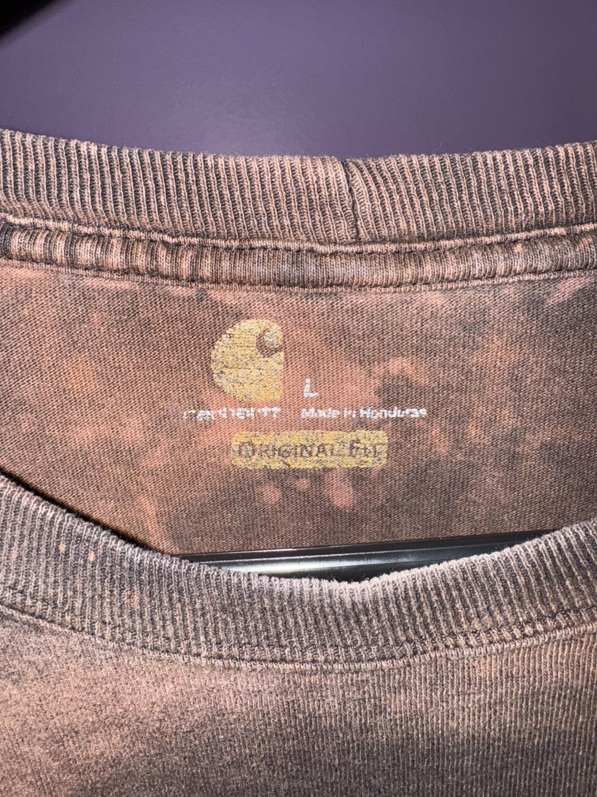 Carhartt Custom Bleached Carhartt t-shirt Size US L / EU 52-54 / 3 - 6 Thumbnail