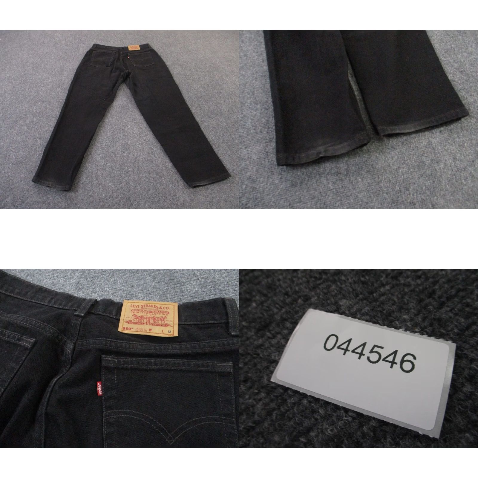 Levi's Levi's 550 Jeans Womens 18 Plus Denim Straight Relaxed Black 31in Inseam Size Type Plus Womens Jeans Size 25" / US 0 / IT 36 - 9 Thumbnail