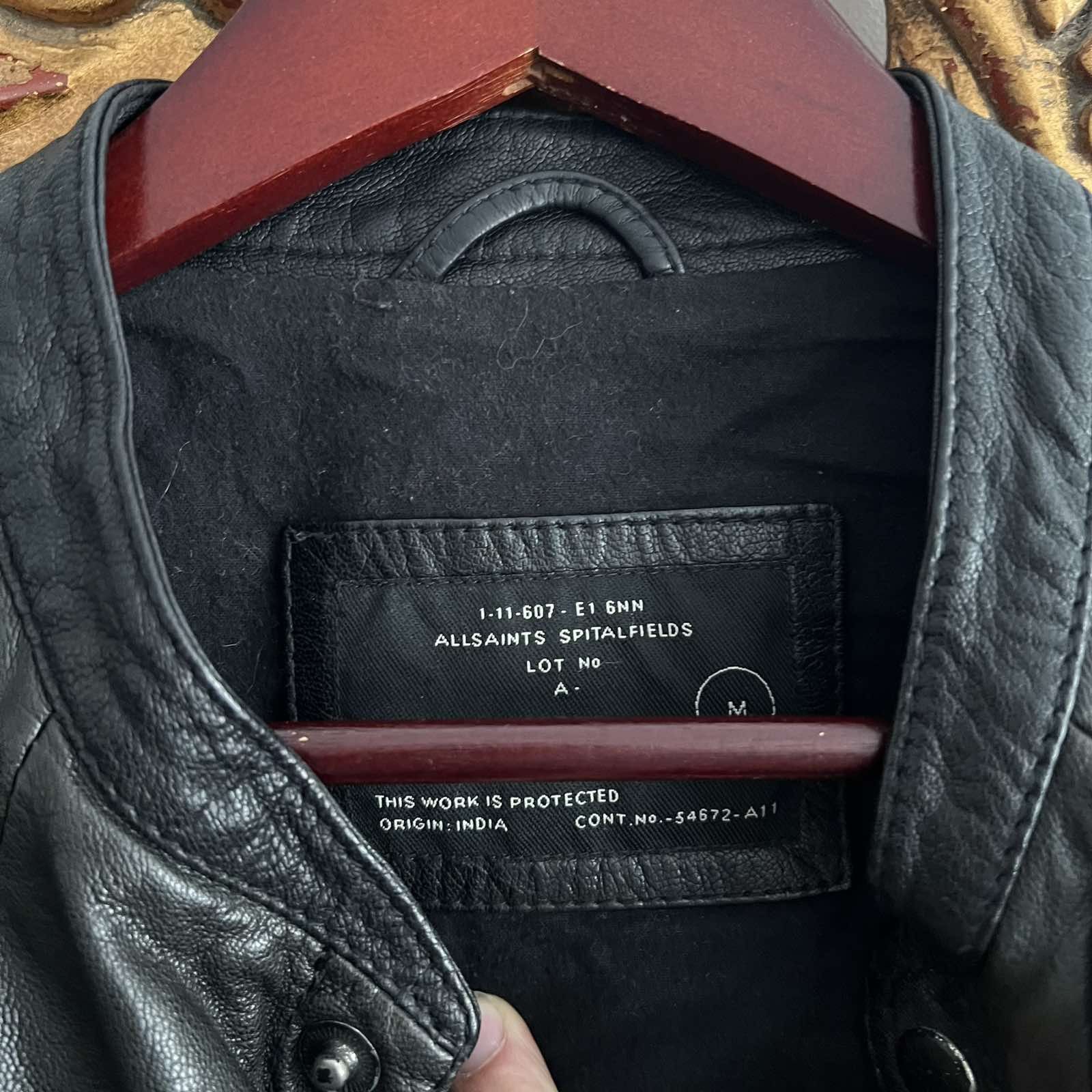 Allsaints Allsaints Spitalfields Leather cargo Demon Jacket Shirt Size M / US 6-8 / IT 42-44 - 5 Thumbnail