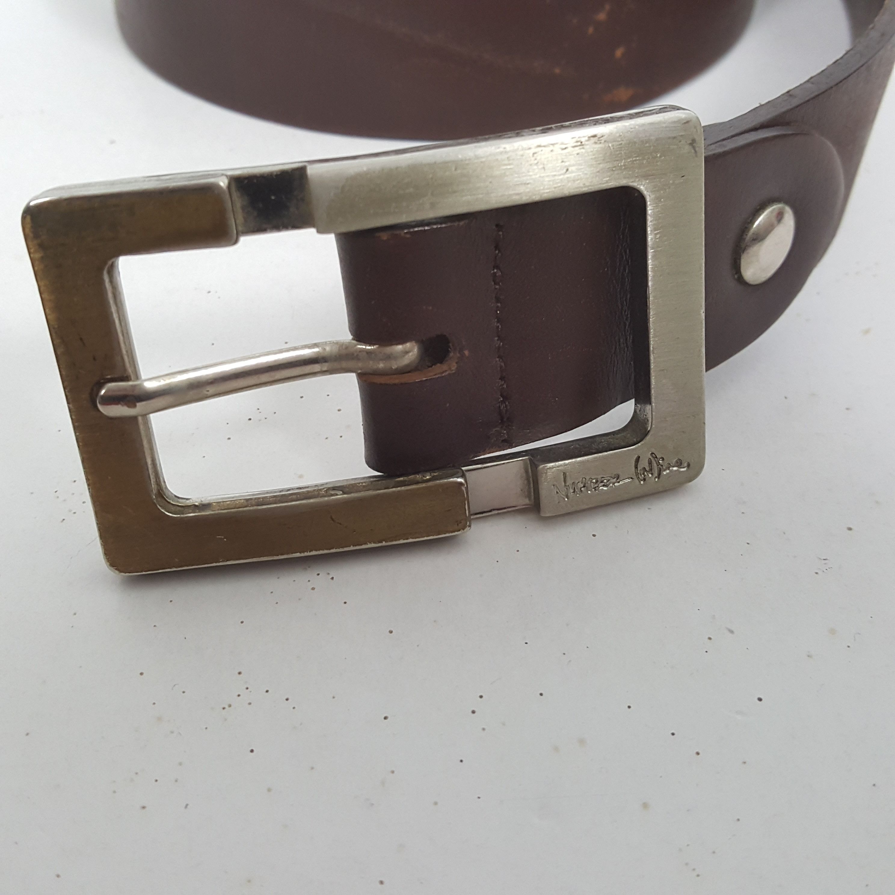 Designer × Japanese Brand × Vintage Vintage NUMBER (N)INE Japanese Fashion Brand Belt Size 32 - 2 Thumbnail