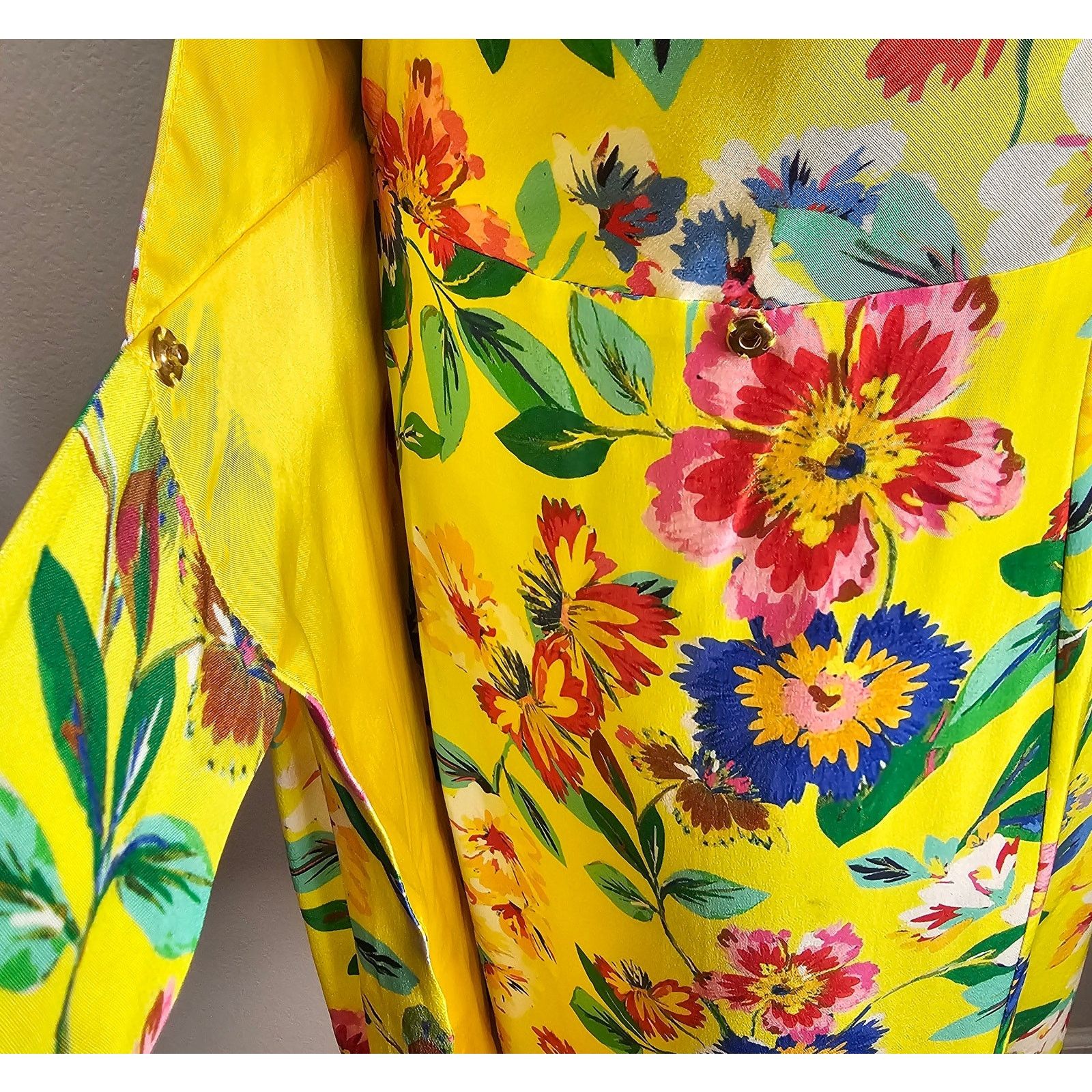 Kate Spade Kate Spade Floral Summer Silk Wrap Cathleen Dress 2 XS Size XS / US 0-2 / IT 36-38 - 5 Thumbnail
