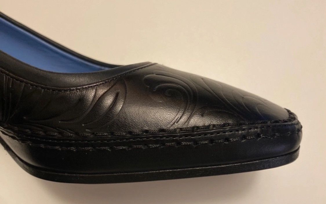 Quercioli pumps in Florentia printed embossed leather Size US 7 / IT 37 - 11 Thumbnail