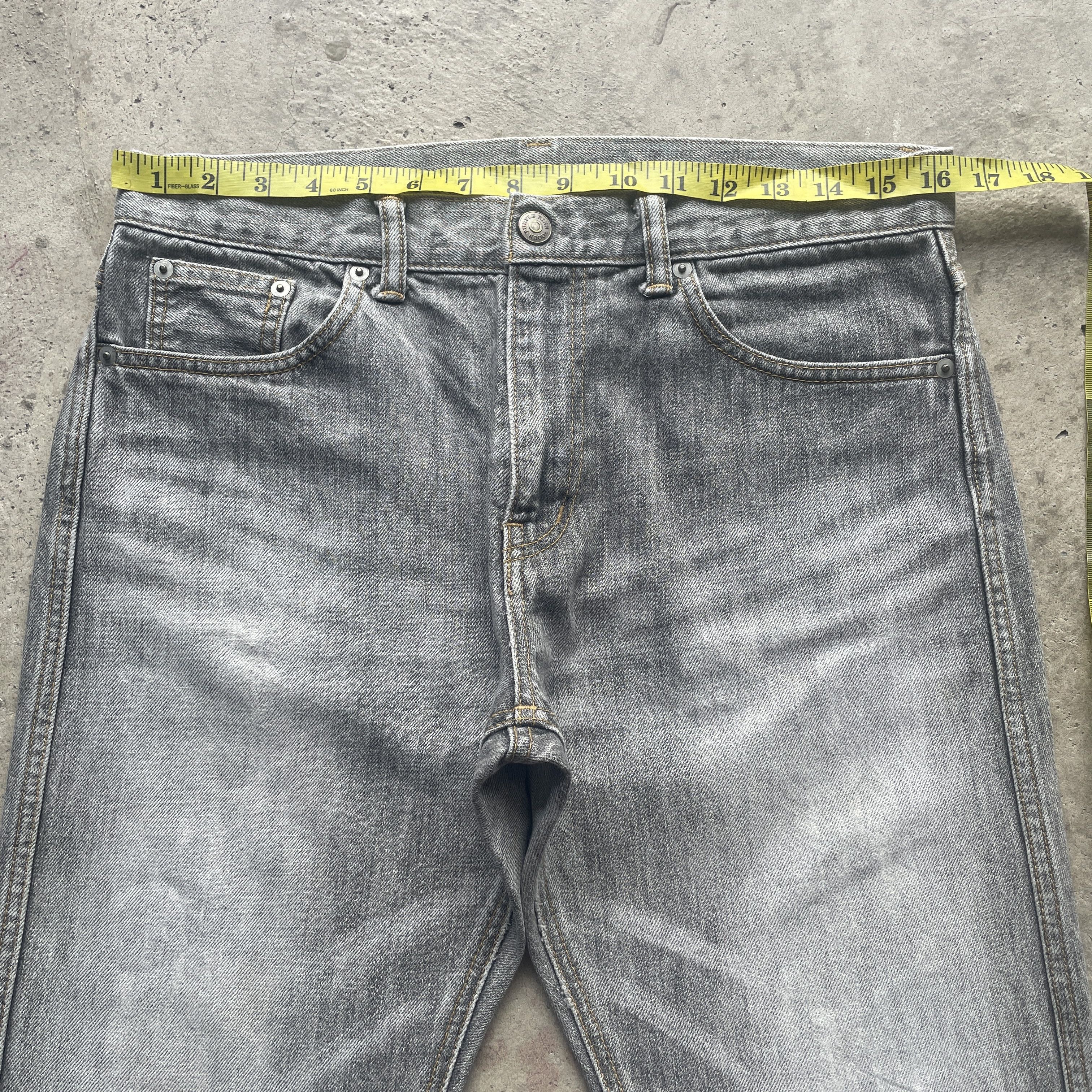Japanese Brand VINTAGE JAPANESE BLACK FADED DISTRESSED PANTS JEANS W33 Size US 33 - 5 Thumbnail