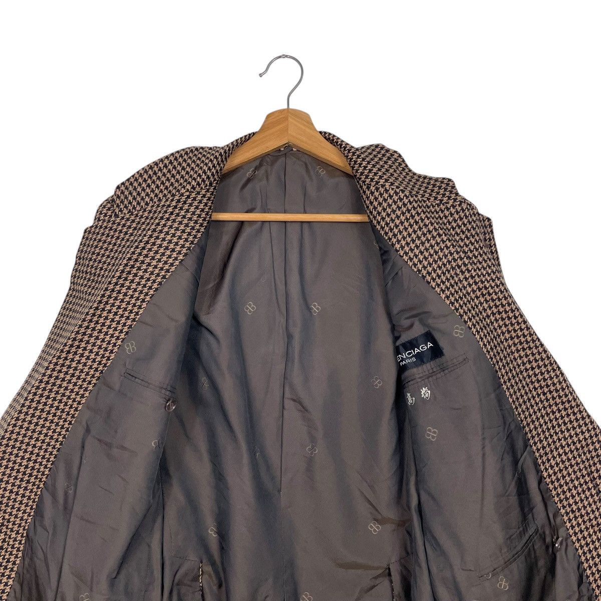Balenciaga Balenciaga Paris Herringbone Wool Double Breasted Jacket Size US M / EU 48-50 / 2 - 12 Thumbnail
