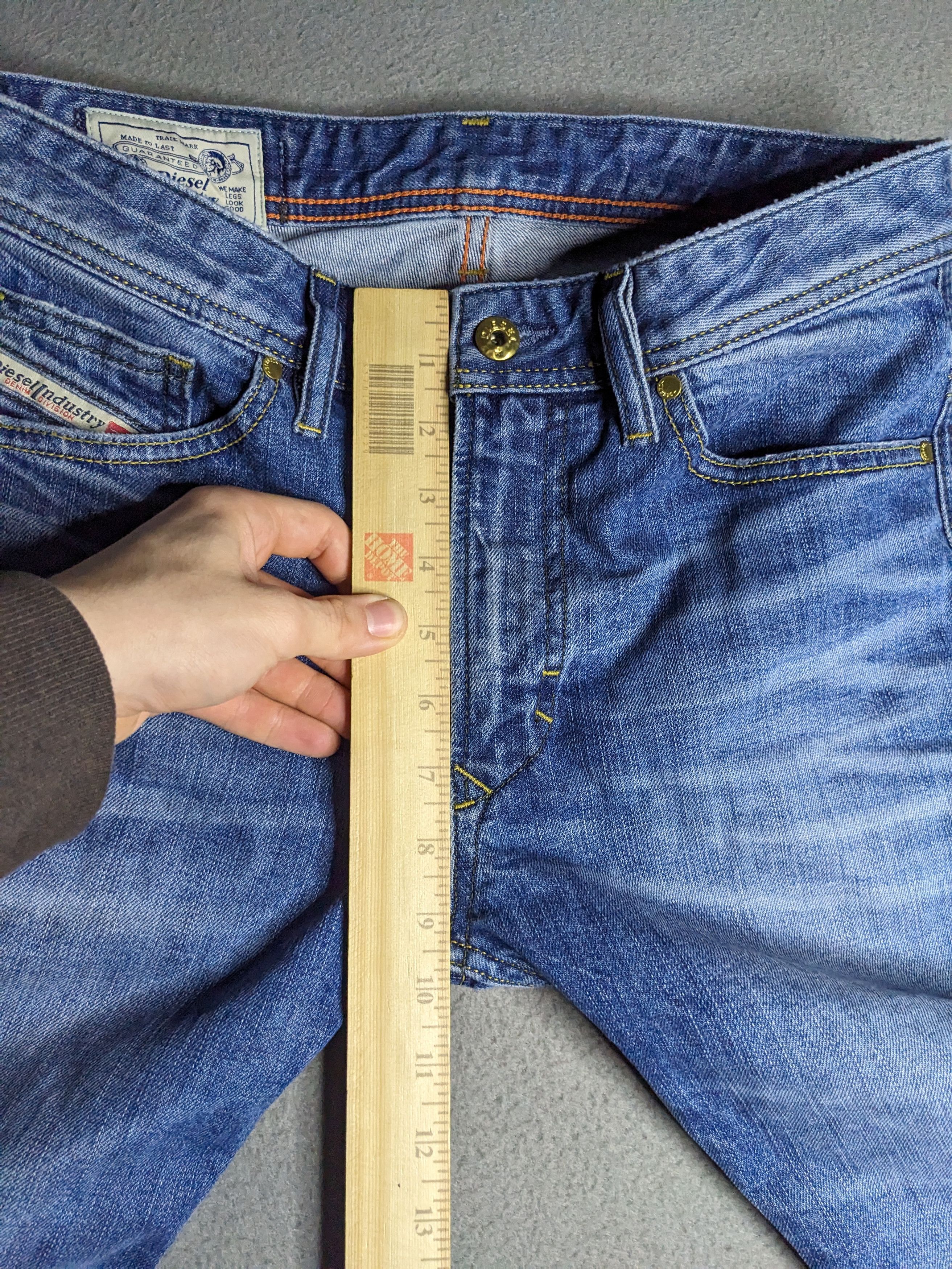 Diesel Diesel Mens Jean Shorts Size 30 Denim Stretch Whiskers Slim Size US 30 / EU 46 - 17 Thumbnail