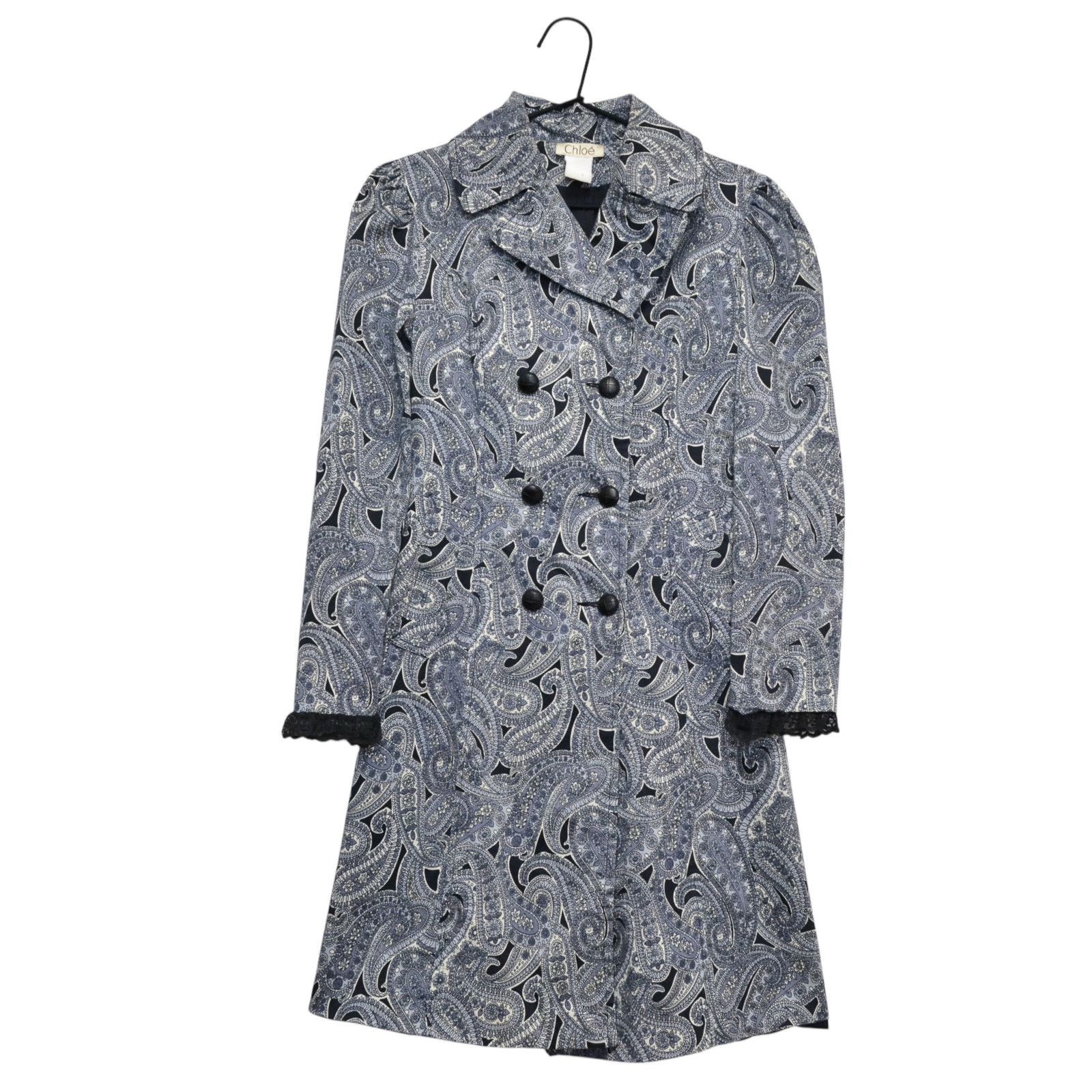 Chloe Vintage 90’ Chloé Designer Paisley Women’s Coat Jacke Size S / US 4 / IT 40 - 1 Thumbnail