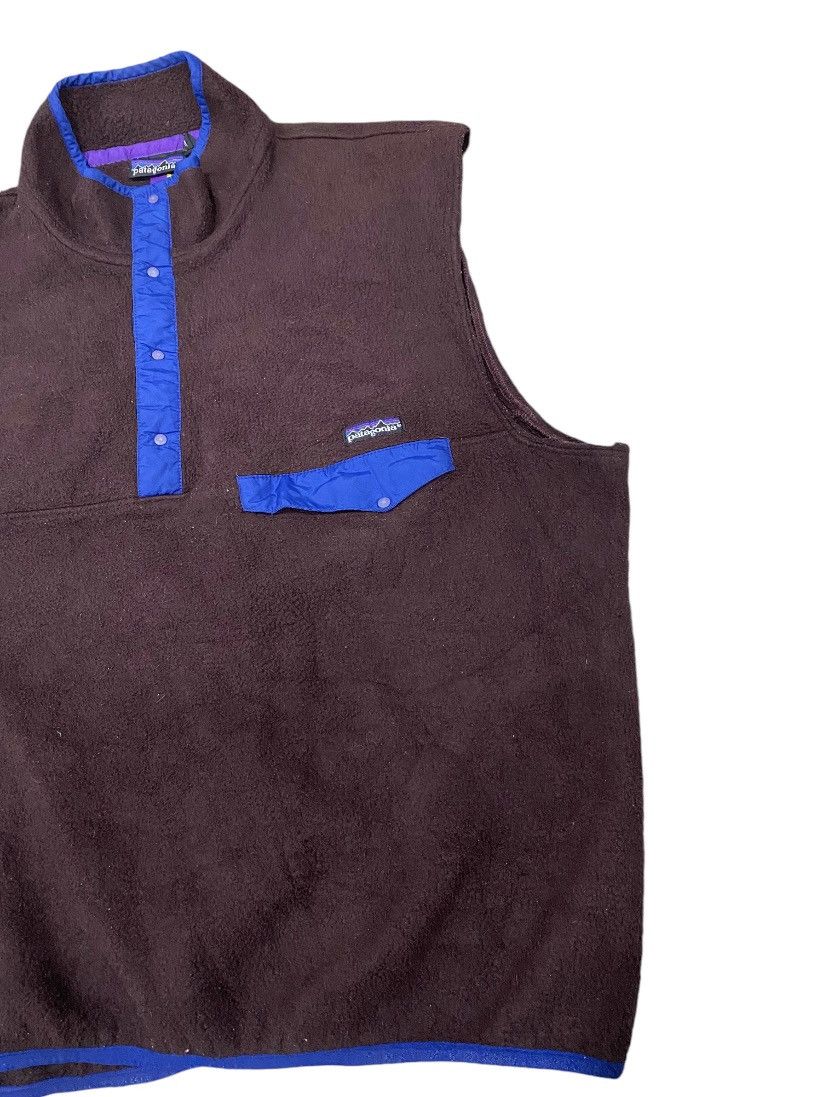Patagonia × Vintage Vintage Patagonia Zipper Ups Fleece Vest Jacket Size US XL / EU 56 / 4 - 2 Thumbnail