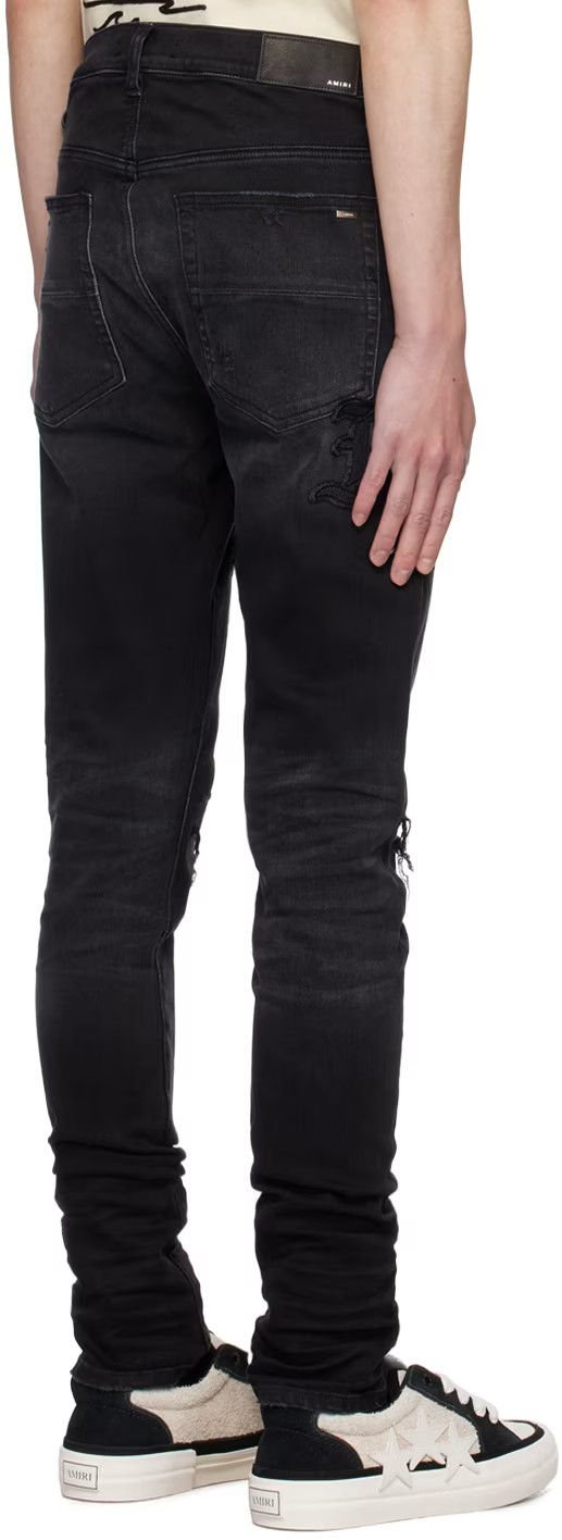Amiri AMIRI Black MA Varsity Repair Jeans Size US 31 - 4 Thumbnail