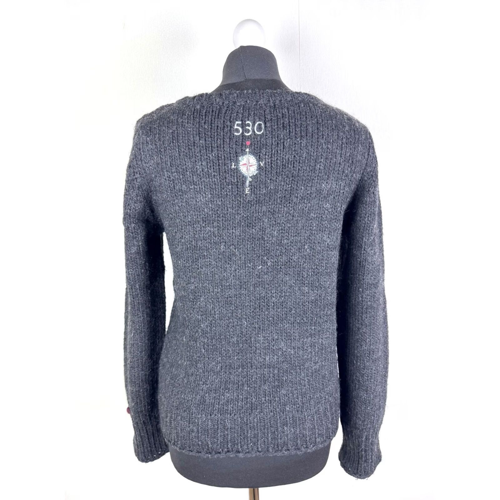 Vintage Odd Molly Cardigan Jumper Wool Alpaca Blend Grey 2 Womens Sizing 53cm Length 37cm Shoulders 47cm Armpit to Armpit 61cm Sleeve Womens 2 XS? Size XS / US 0-2 / IT 36-38 - 4 Thumbnail