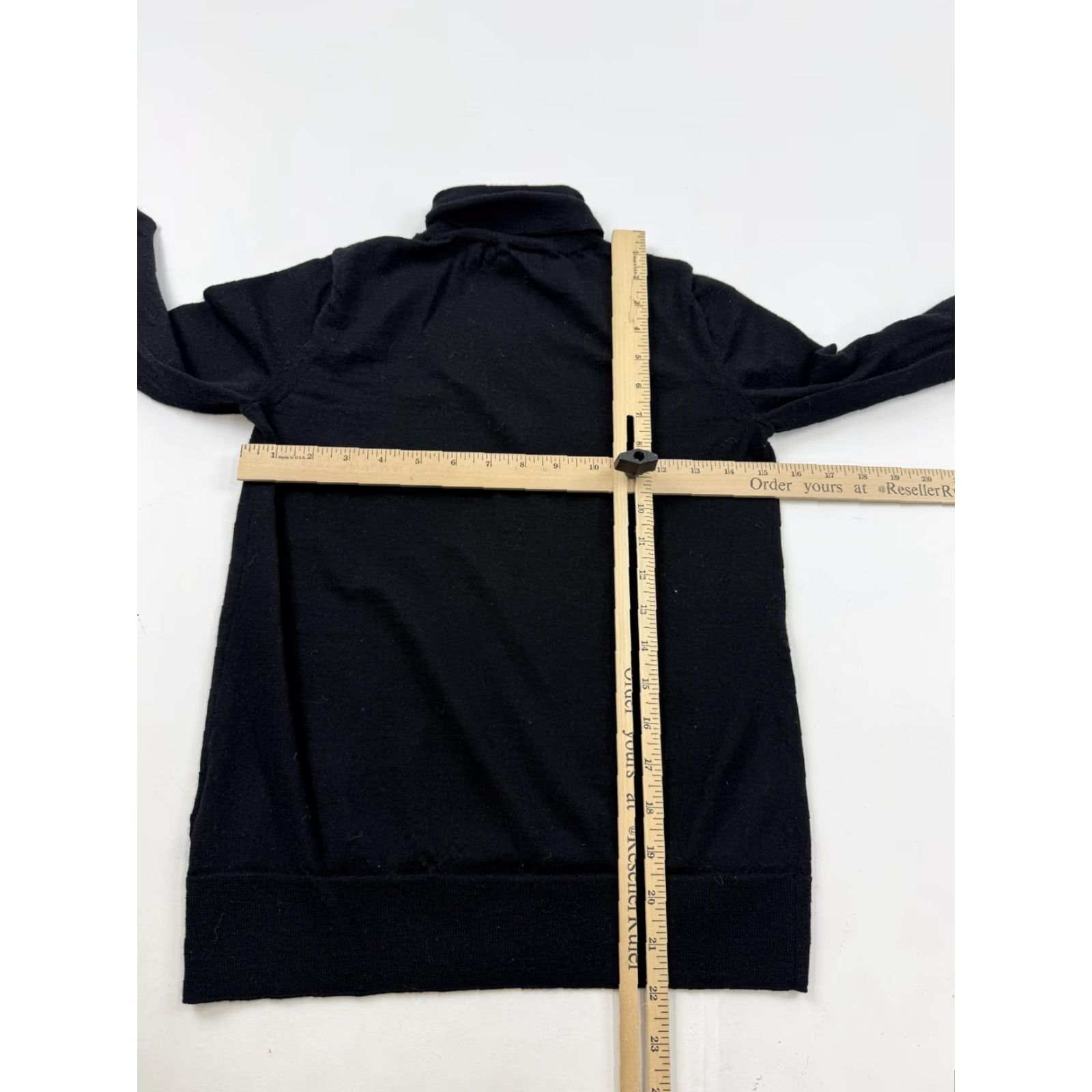 Banana Republic Banana Republic Sweater Womens XS Black Merino Wool Turtleneck Knit Pullover Size XS / US 0-2 / IT 36-38 - 7 Thumbnail