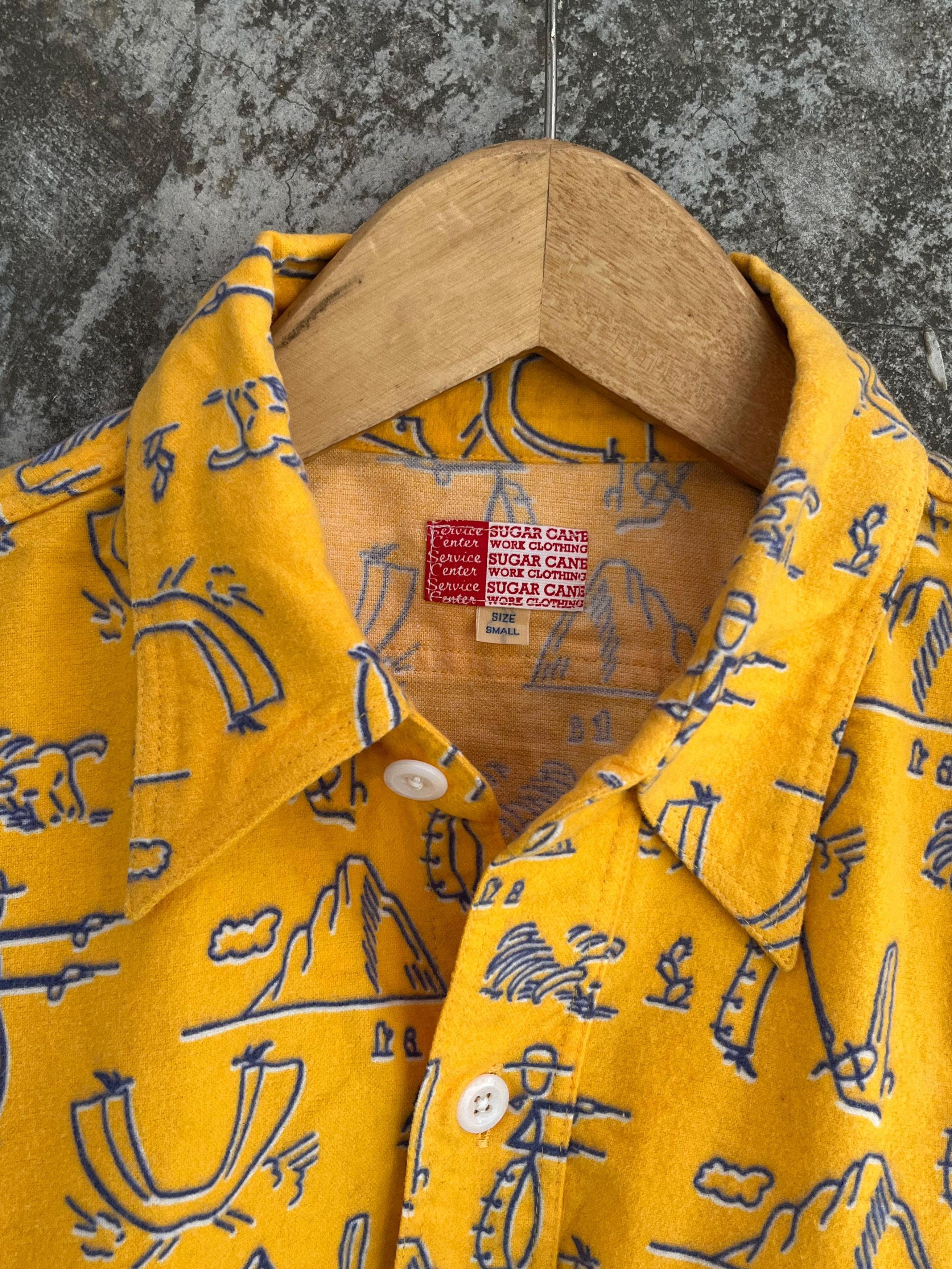 Sugar Cane Sugar Cane Button Ups Art All Over Print Shirt Size US M / EU 48-50 / 2 - 6 Thumbnail