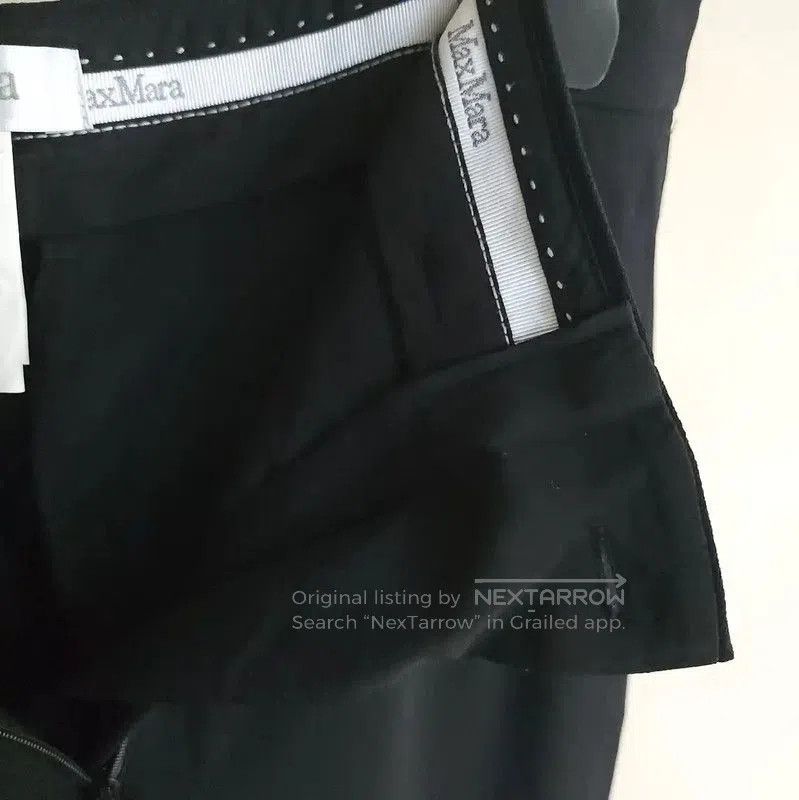 Max Mara MaxMara Black Casual Pants for Women . Size 23" - 4 Thumbnail