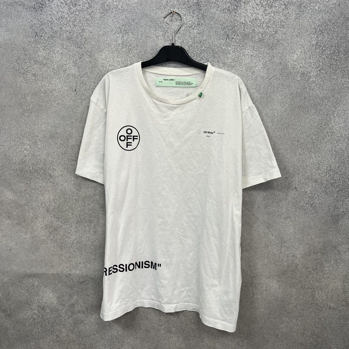 Off-White Off White T-shirt Big Logo White Size US S / EU 44-46 / 1 - 2 Thumbnail
