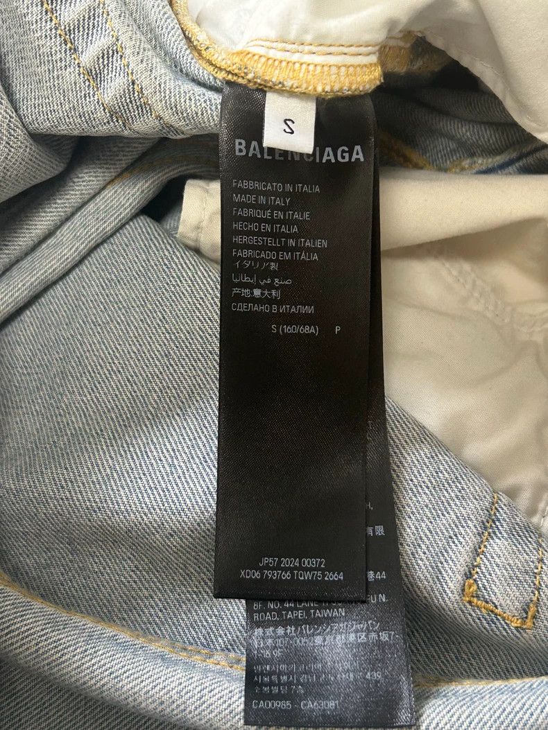 Balenciaga Balenciaga size S Spliced letter logo jeans Size US 27 - 4 Thumbnail