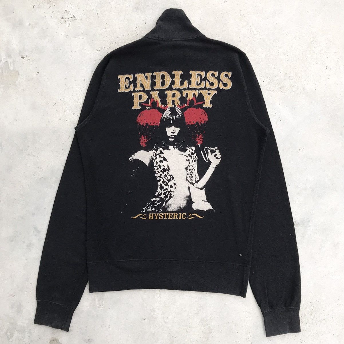 image of Avant Garde x Beauty Beast 2000's Hysteric Glamour " Endless Party " Black Sweater, Women's