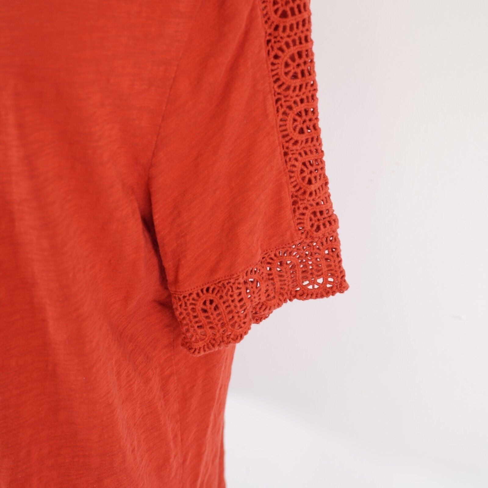 Loft Ann Taylor Loft Red Top / Blouse XL Vintage Soft Scoop Neck Size XL / US 12-14 / IT 48-50 - 2 Thumbnail