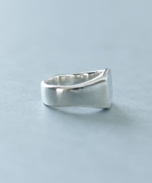 Number (N)ine Number Nine FLAT SQUARE TOP N(N) SIDE LOGO RING 19 Size ONE SIZE - 5 Thumbnail