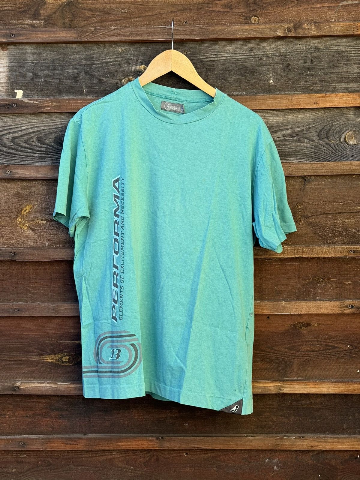 Boneville 90’s Boneville performa Vintage 80’s t-shirt tee rare CP Size US L / EU 52-54 / 3 - 1 Thumbnail