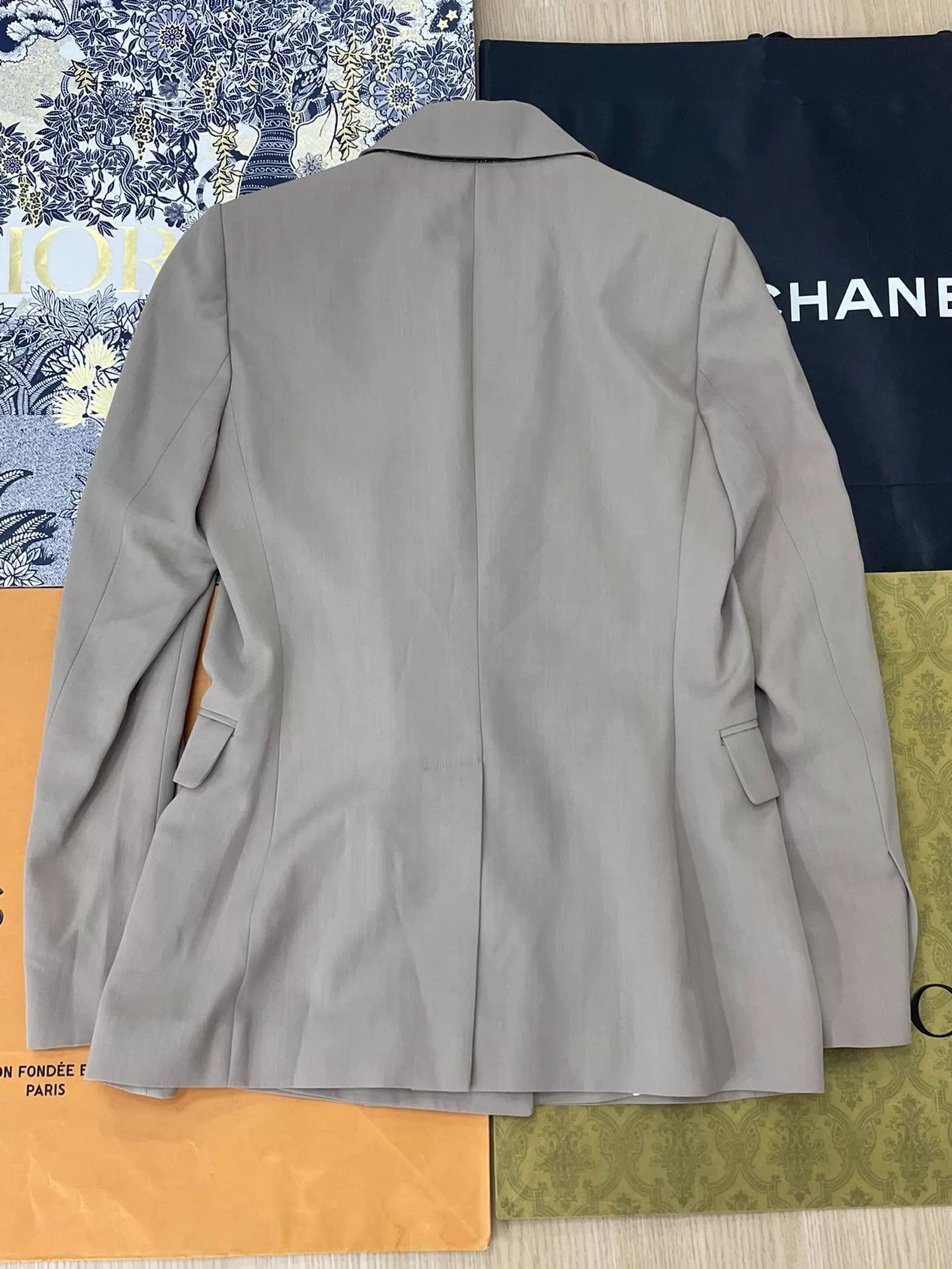 Brunello Cucinelli Brunello Cucinelli DB Oversized Blazer 36 Size XS / US 0-2 / IT 36-38 - 3 Thumbnail