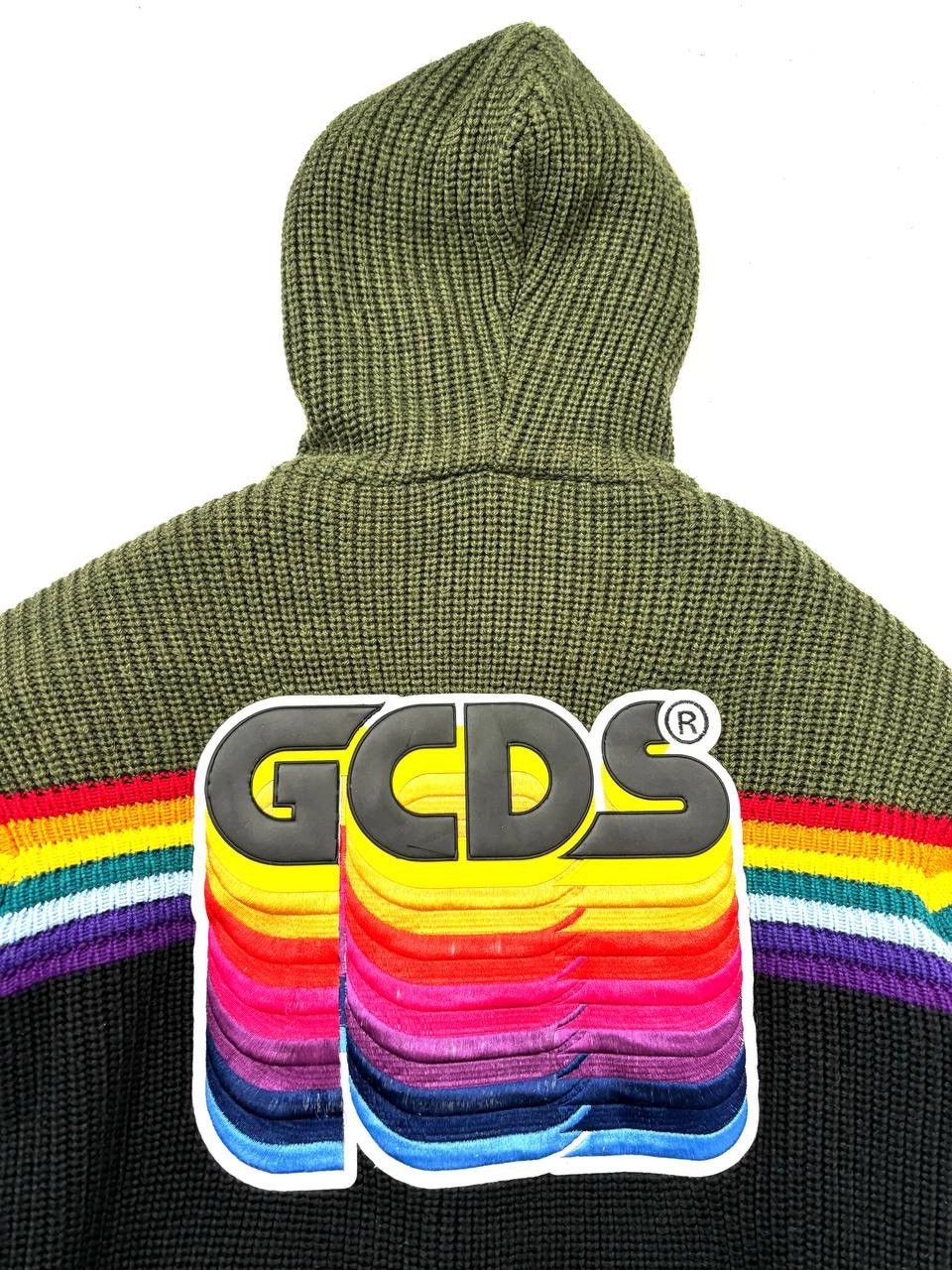 GCDS GCDS Hooded Sherpa Knit Bomber jacket Size US L / EU 52-54 / 3 - 4 Thumbnail