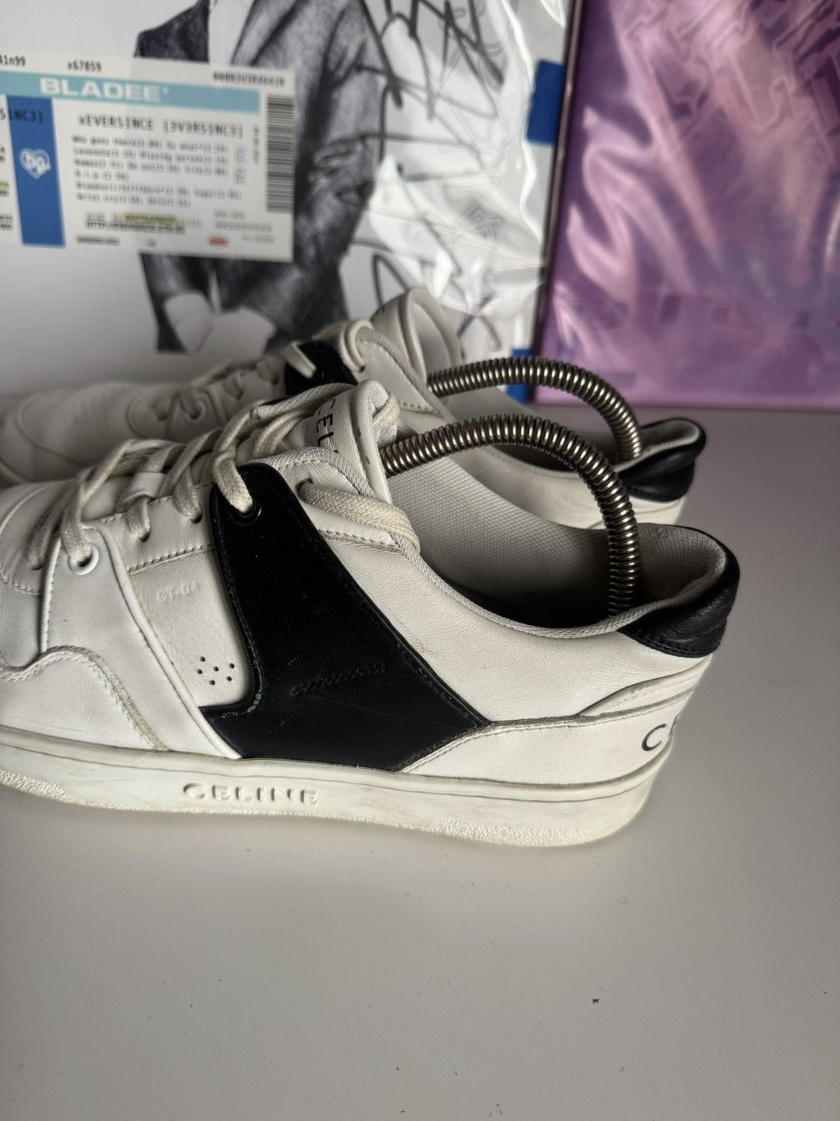 Celine Celine CT-04 low top sneakers Black White Hedi Slimane era Size US 8 / EU 41 - 8 Thumbnail