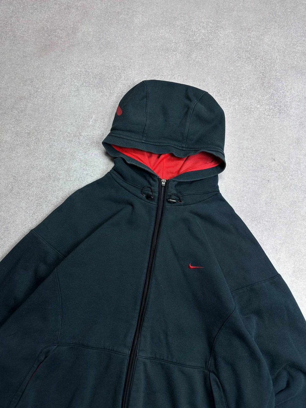 Nike × Skepta Vintage Nike Skepta TN Style Boxy Y2K Zip Hoodie XL Rare Size US XL / EU 56 / 4 - 4 Thumbnail