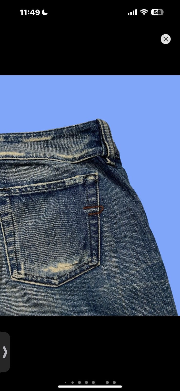 Diesel × Hysteric Glamour × If Six Was Nine Y2K Opium LGB style Diesel Distressed Denim Jeans Size 27" / US 4 / IT 40 - 8 Thumbnail