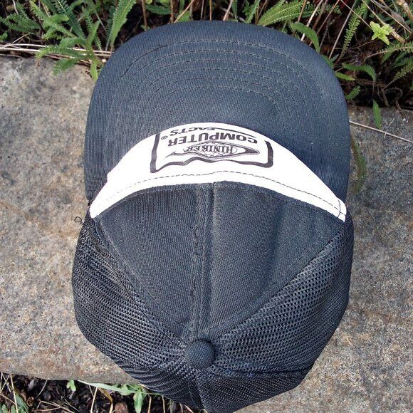 Vintage DS Vintage Hiniker Computer Facts Snap Back Trucker Hat Cap Size ONE SIZE - 4 Thumbnail