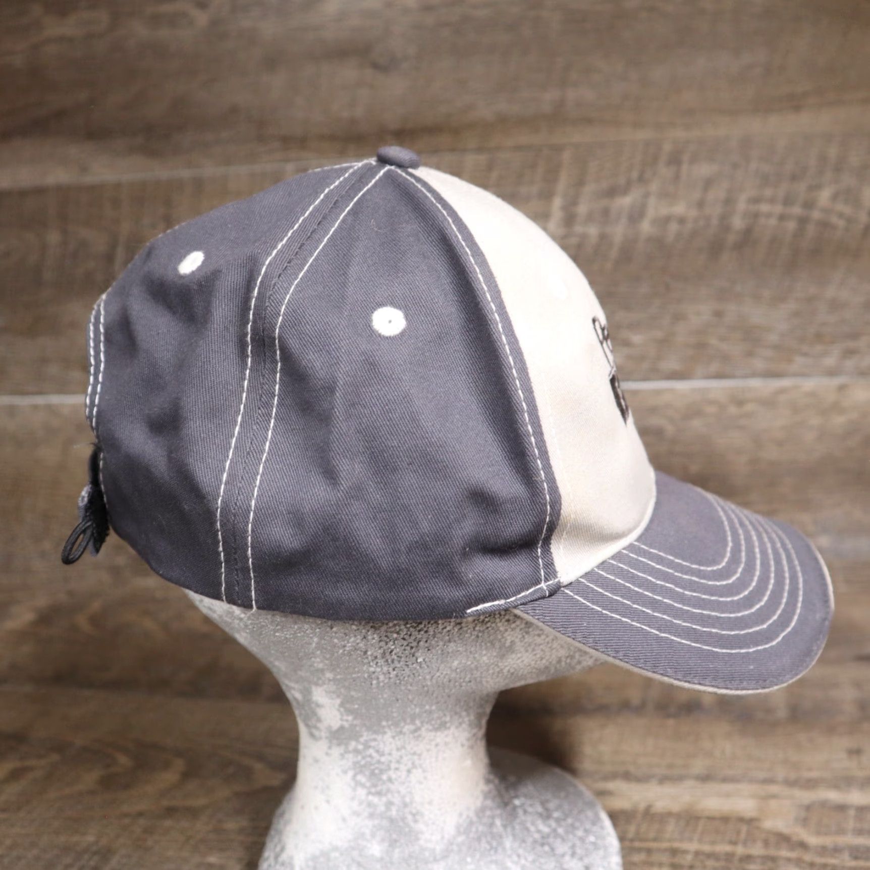 Vintage Lowes Hat Cap PermaBase Plus Cement Board National Gypsum Strapback White Gray Size ONE SIZE - 3 Thumbnail