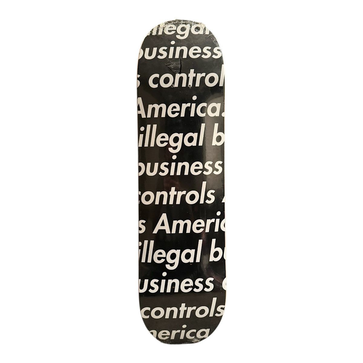 Illegal Business Skateboard Deck Black