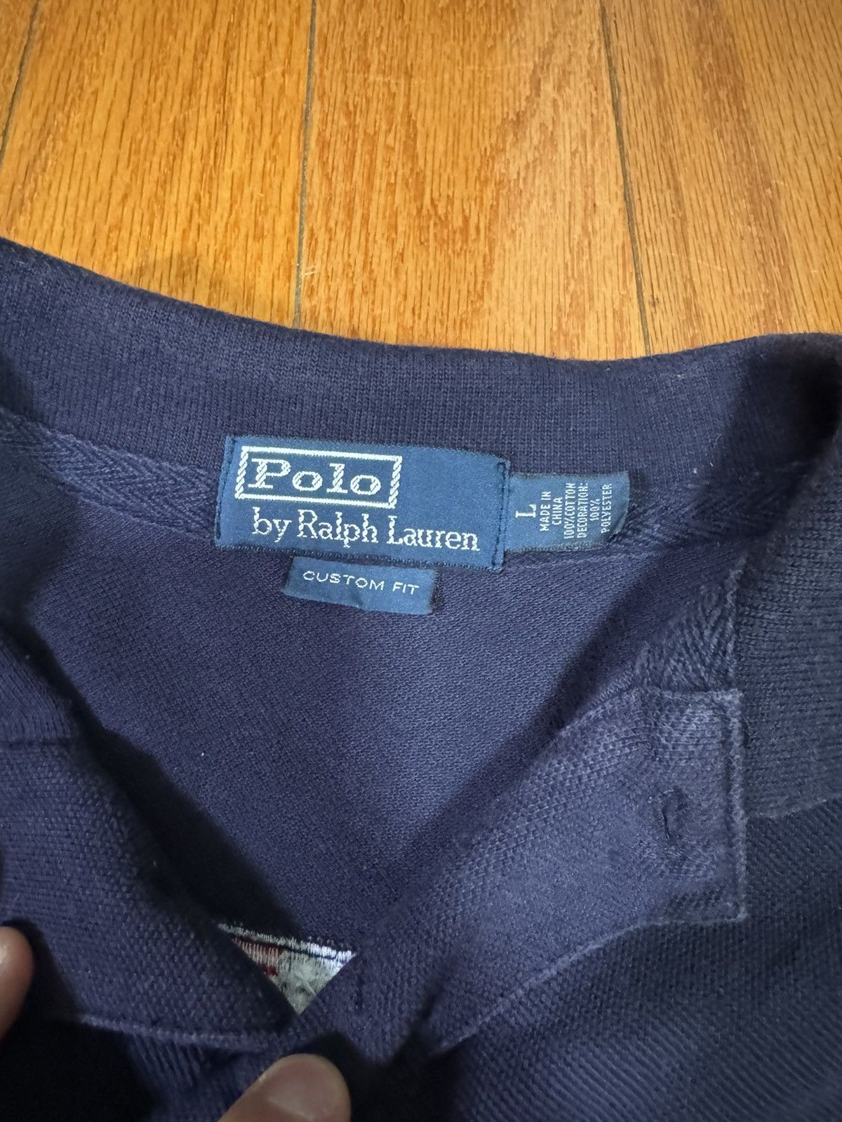 Polo Ralph Lauren USA Vintage Polo Size US L / EU 52-54 / 3 - 3 Thumbnail