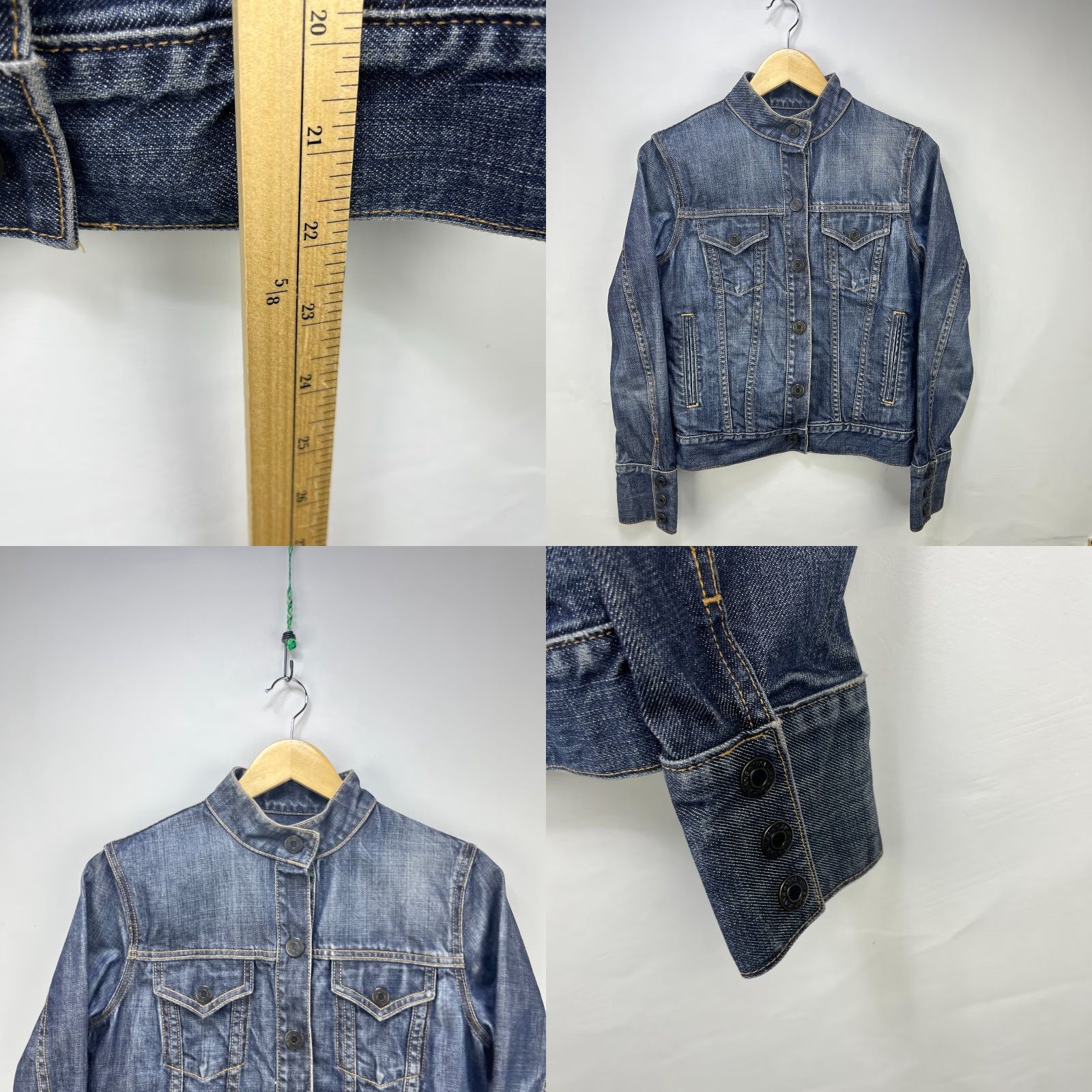 Gap VINTAGE Gap Denim Jacket Jean Womens Small Size 28" / US 6 / IT 42 - 8 Thumbnail