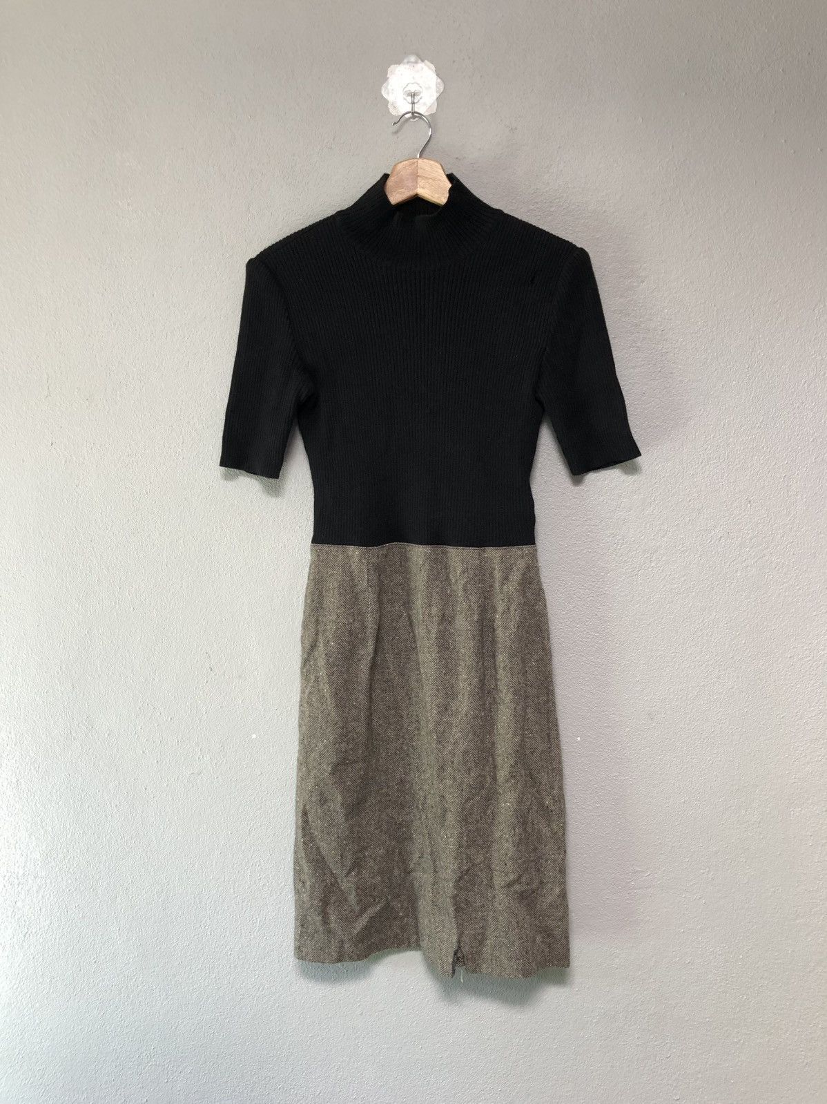 Balenciaga Balenciaga Mini Dress Wool Size S / US 4 / IT 40 - 1 Thumbnail