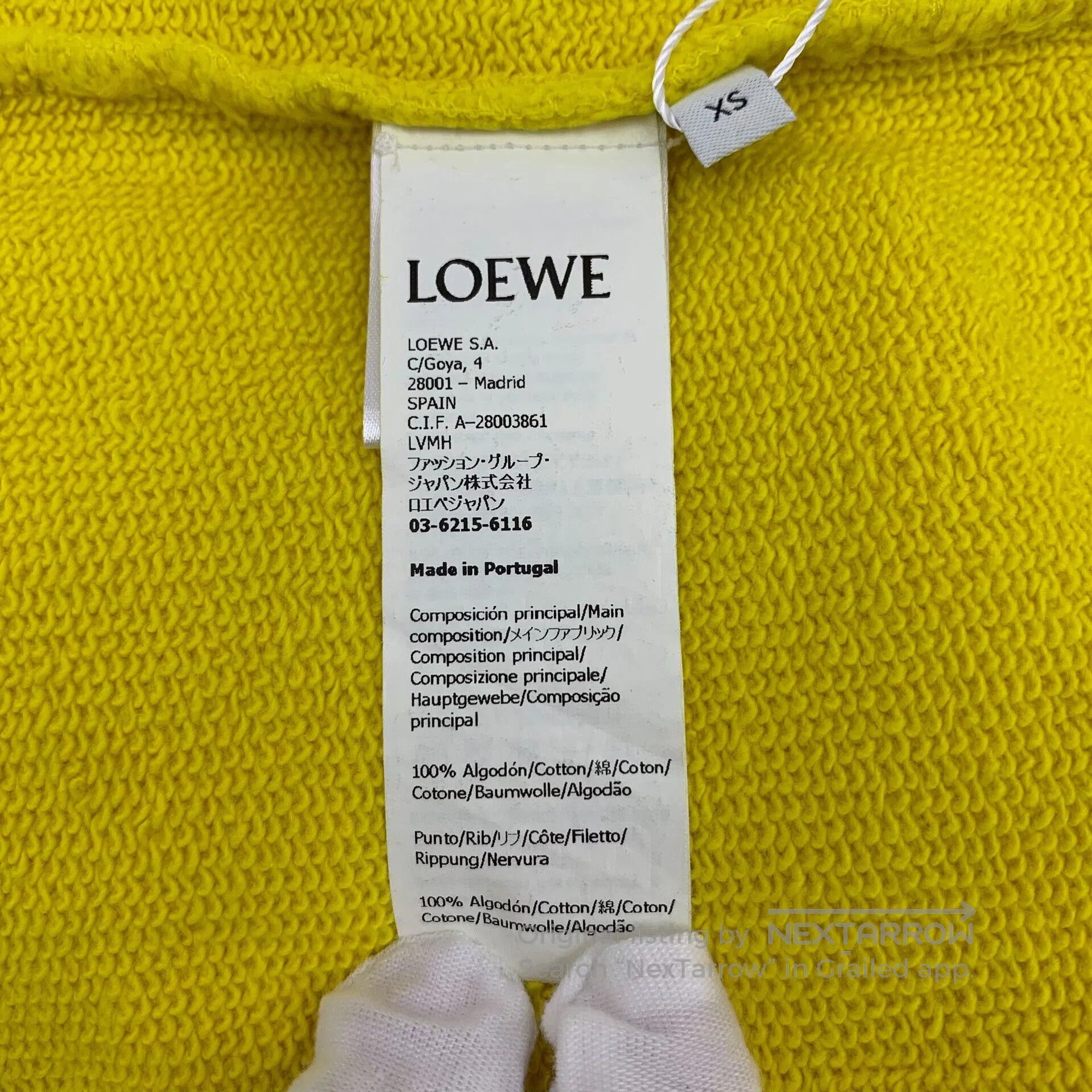 Loewe Loewe Yellow Ceramic Print Sweatshirt. Size US XS / EU 42 / 0 - 7 Thumbnail