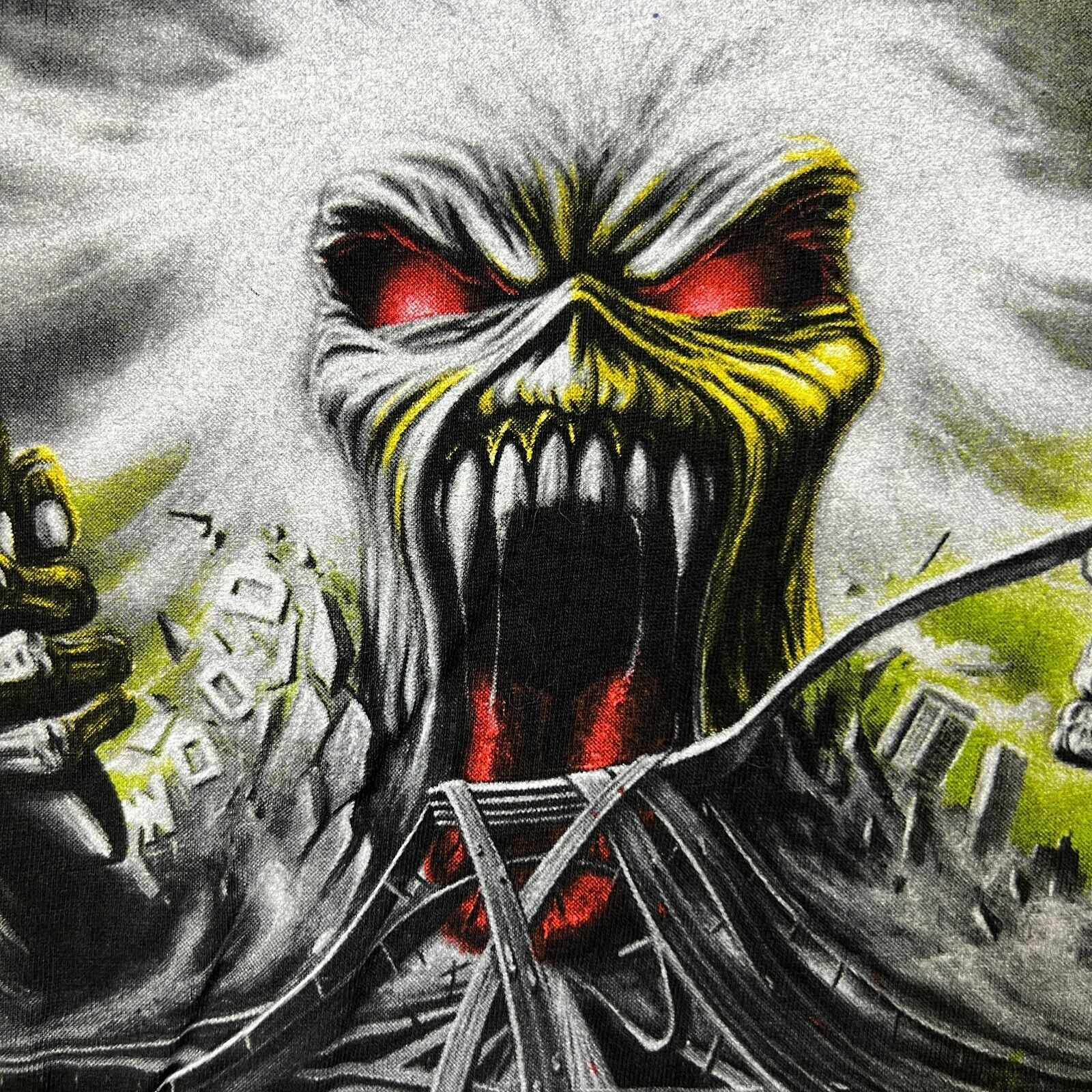 Band Tees × Iron Maiden × Vintage 2018 Iron Maiden T Shirt Medium California Highway Band Tee Size US M / EU 48-50 / 2 - 3 Thumbnail