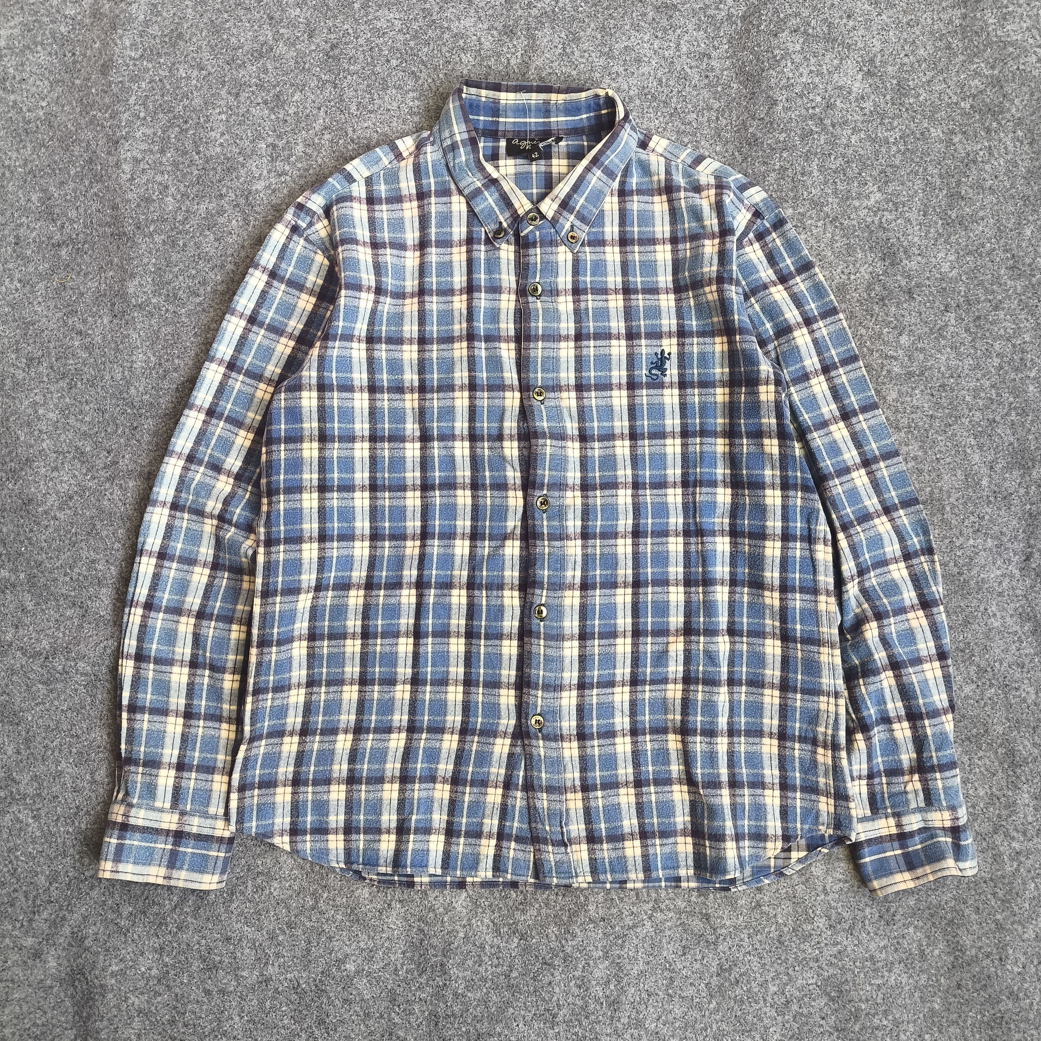 agnes b. Agnes b flanel shirt Size US M / EU 48-50 / 2 - 1 Thumbnail