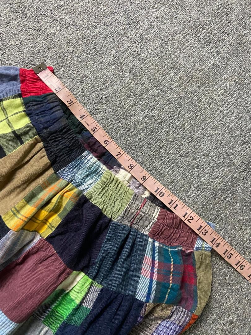 Kapital Unbranded Bohemian Style Patchwork Flare Skirt (183) Size 27" / US 4 / IT 40 - 5 Thumbnail