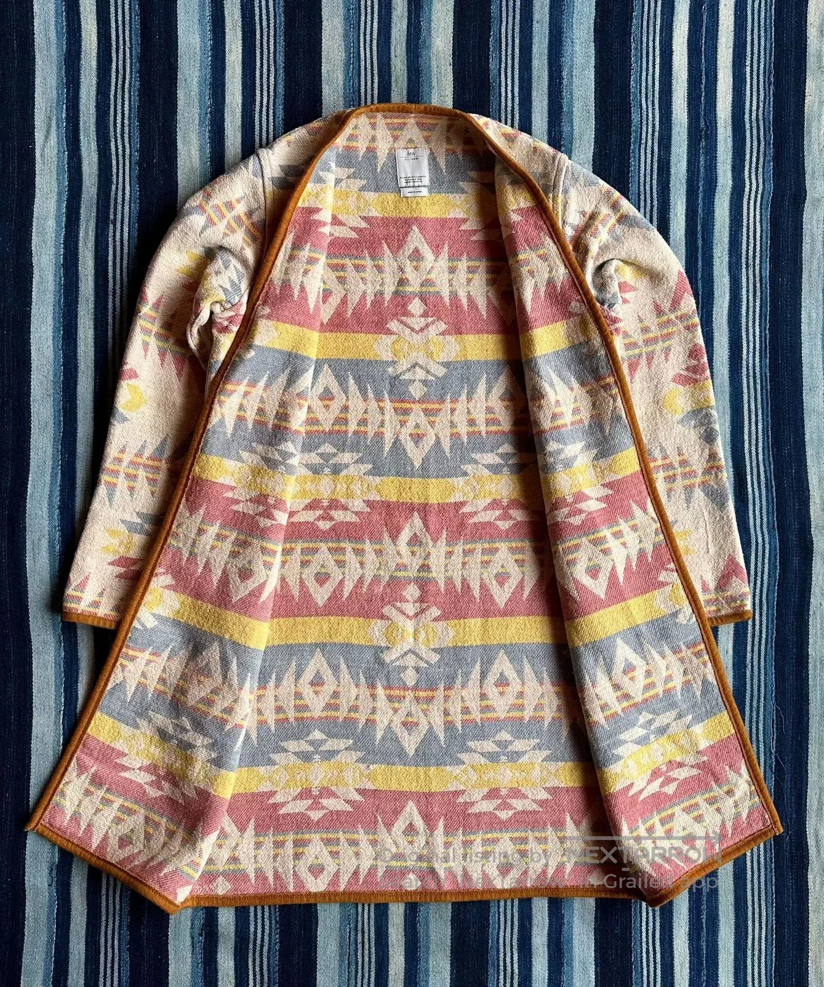 Visvim visvim sanjuro coat with unique patterns. Size M / US 6-8 / IT 42-44 - 3 Thumbnail