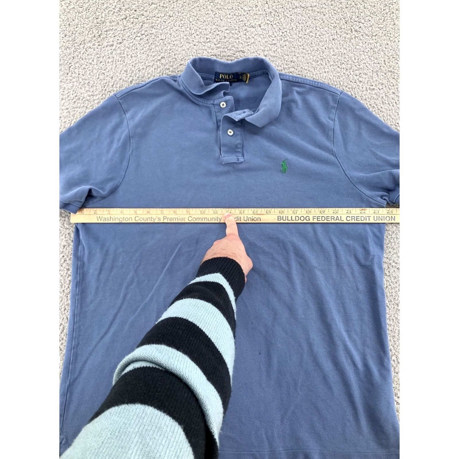 Polo Ralph Lauren Polo Ralph Lauren Polo Shirt Mens XL Blue Classic Fit Preppy Size US XL / EU 56 / 4 - 3 Thumbnail