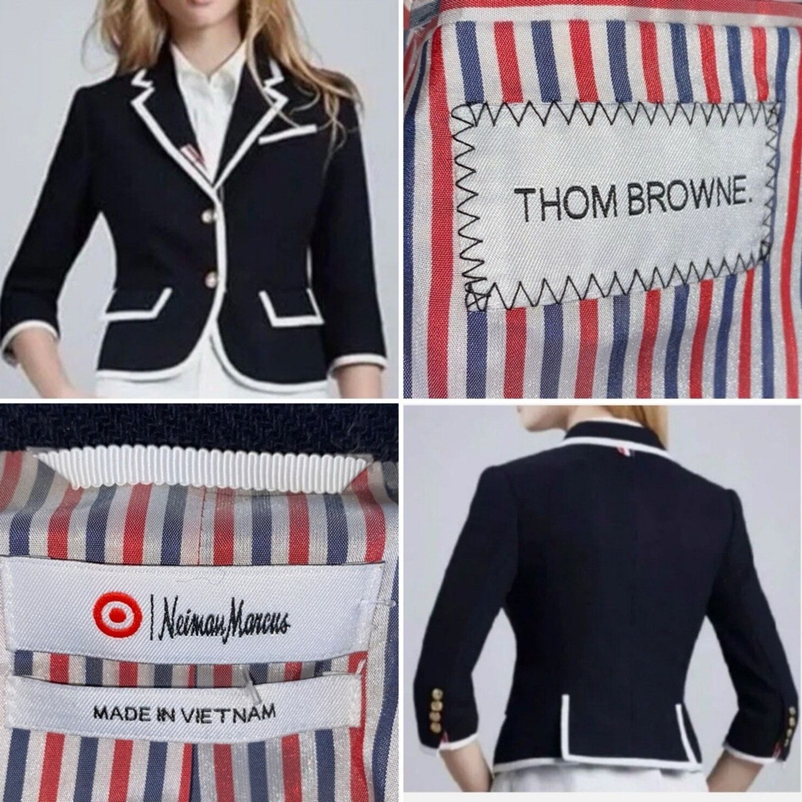 Thom Browne Thom Browne Neiman Marcus Target Collab Wool Blazer XXL Size XXL / US 16-18 / IT 52-54 - 16 Thumbnail