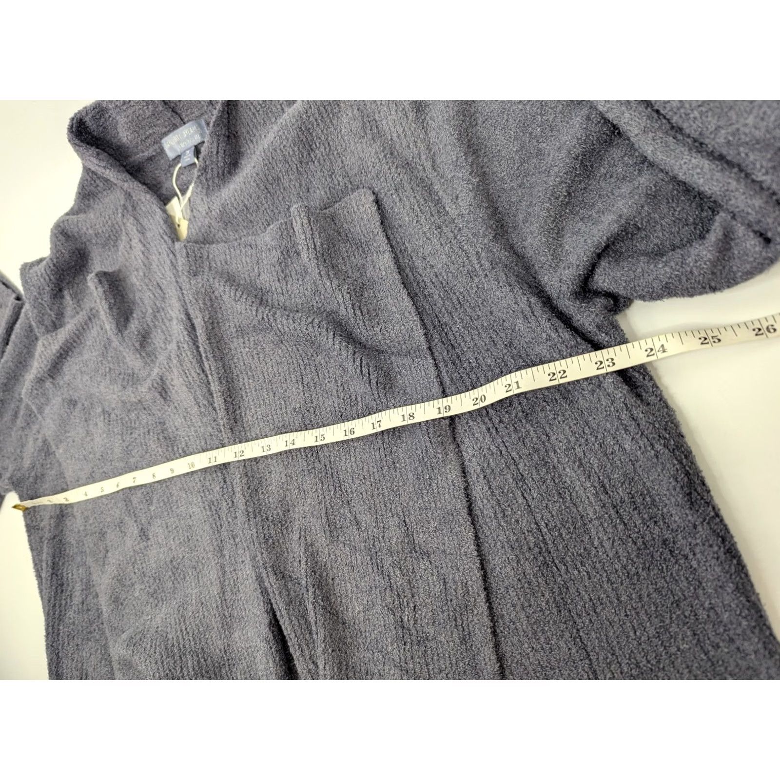 Vintage Barefoot Dreams CozyChic Lite Ribbed Island Wrap Cardigan 2X Cosmic Blue NWT Size XXL / US 16-18 / IT 52-54 - 6 Thumbnail