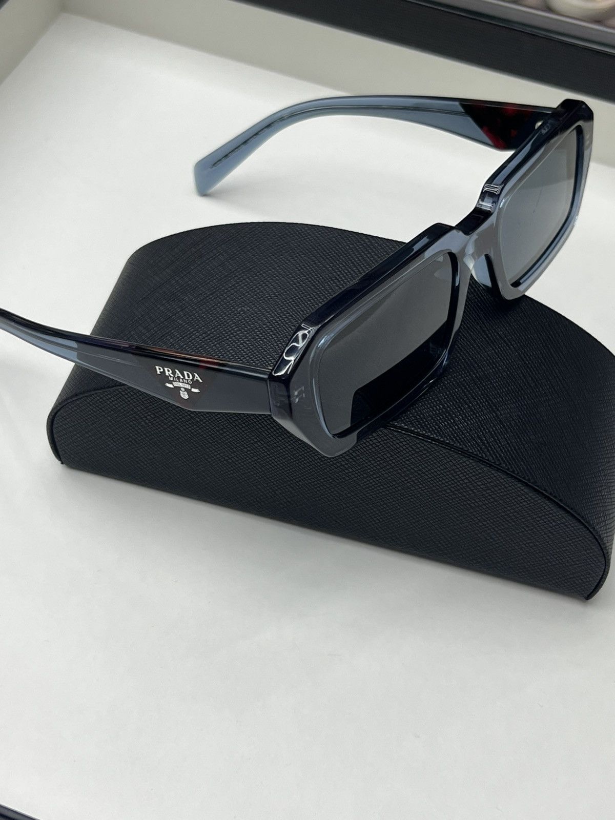 Prada Prada Geometric Sunglasses Size ONE SIZE - 2 Thumbnail