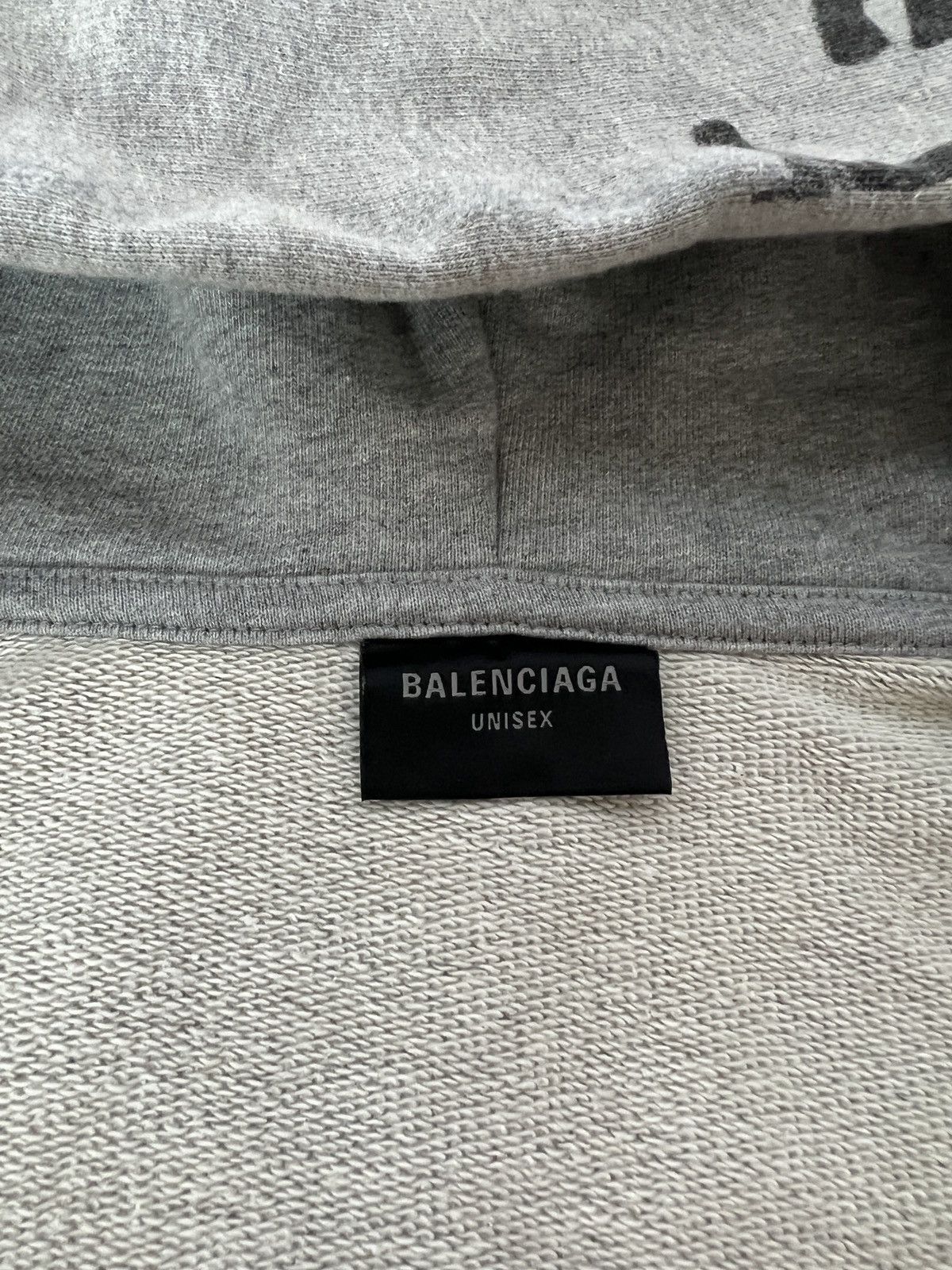 Balenciaga Balenciaga SS23 Grey Skate Graffiti Zip Hoodie Size US S / EU 44-46 / 1 - 6 Thumbnail