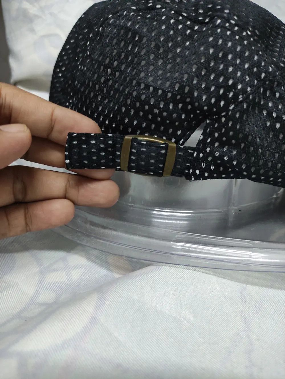 Yohji Yamamoto SACSNY Y'SACCS BY YOHJI YAMAMOTO MESH BARETTA CAP Size ONE SIZE - 6 Thumbnail
