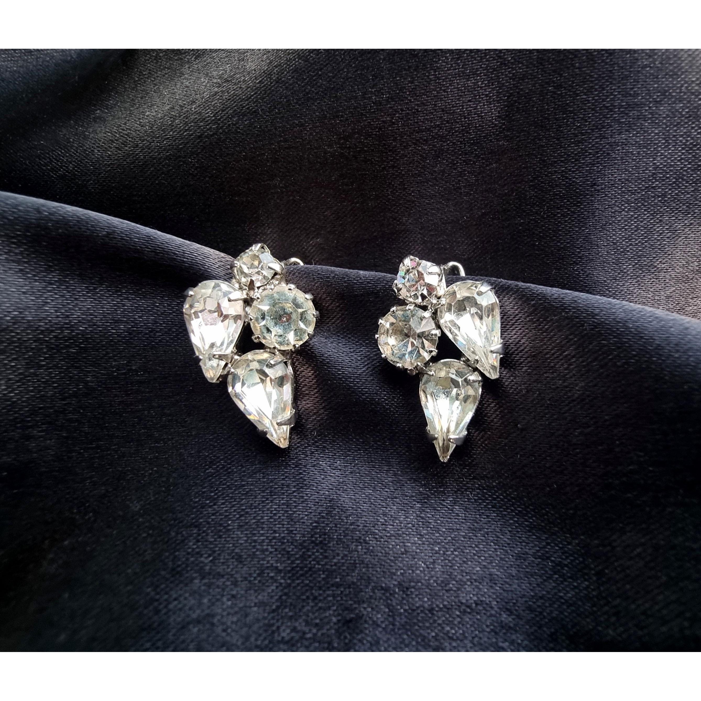 Other Vintage WEISS Signed 1950s Shining Sparkling Clear Rhineston Size ONE SIZE - 1 Thumbnail