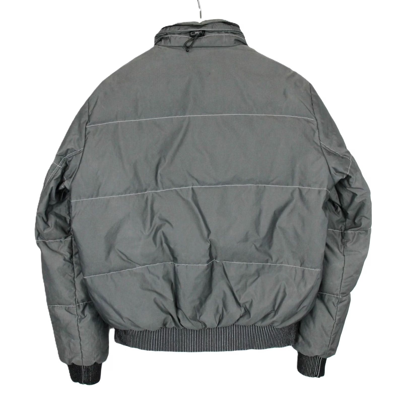 GAS GAS Pure Duck Down Jacket Men's LARGE Quilted Bomber Insulated Ribbed Trims Size US L / EU 52-54 / 3 - 2 Thumbnail