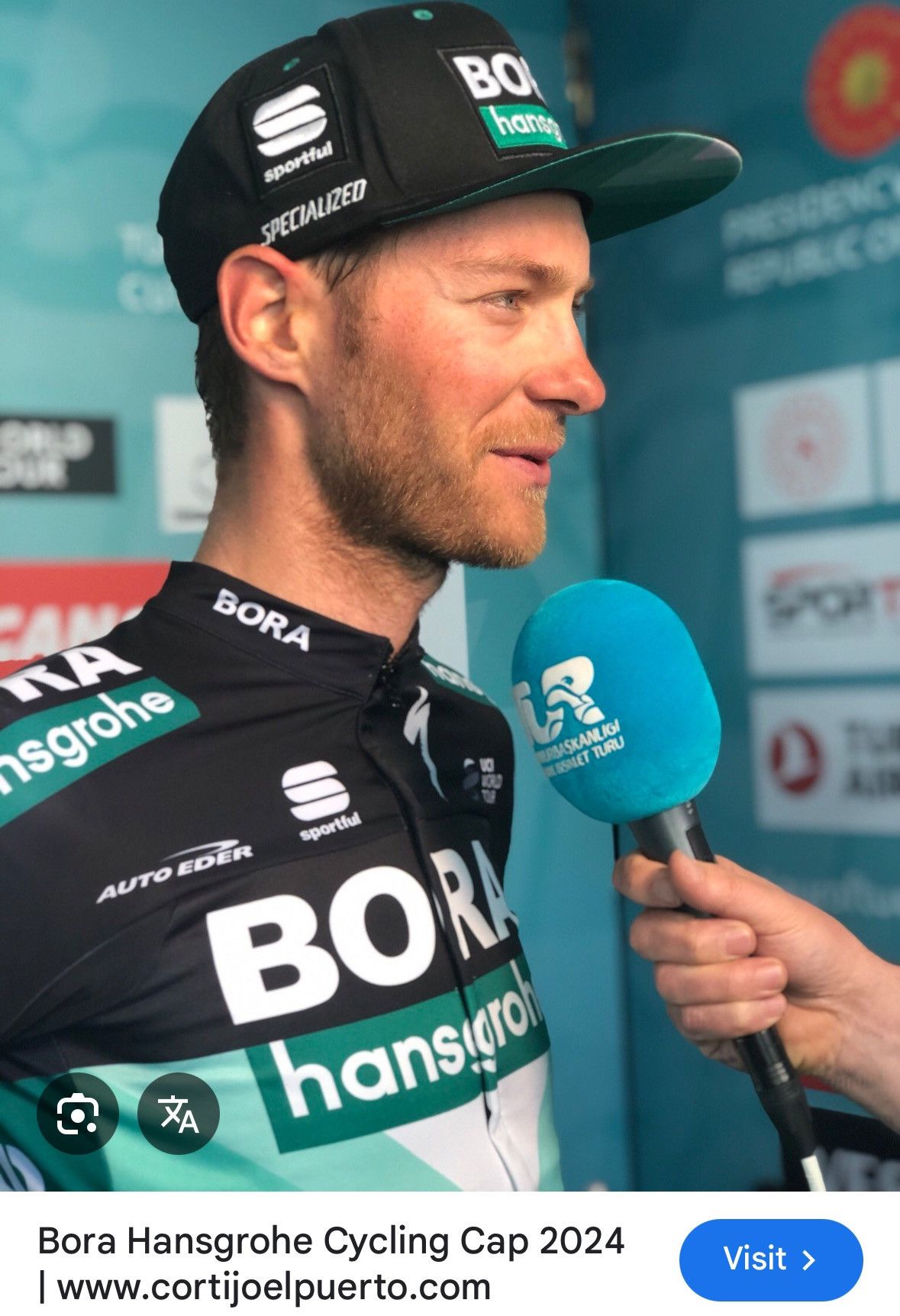 Rapha Bora Hansgrohe 2024 Cycling Hat Size ONE SIZE - 2 Thumbnail
