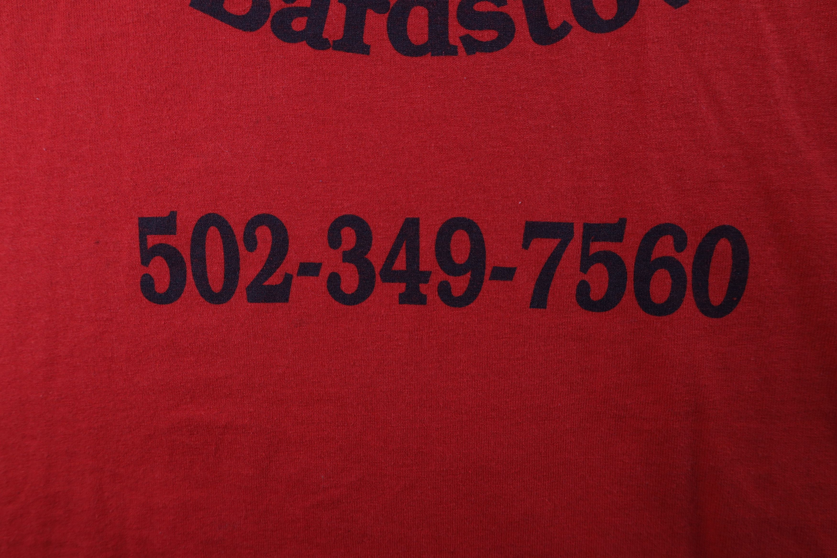 Vintage Vintage Y2K Streetwear World Bardstown Kentucky T-Shirt Red Size US XL / EU 56 / 4 - 6 Thumbnail